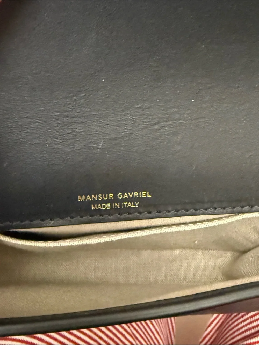 Mansur Gavriel Classic Mini Leather Crossbody Saddle Bag